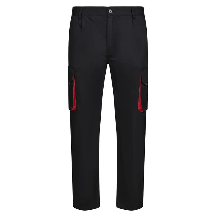Velilla pantalon bicolor 42 negro/rojo
