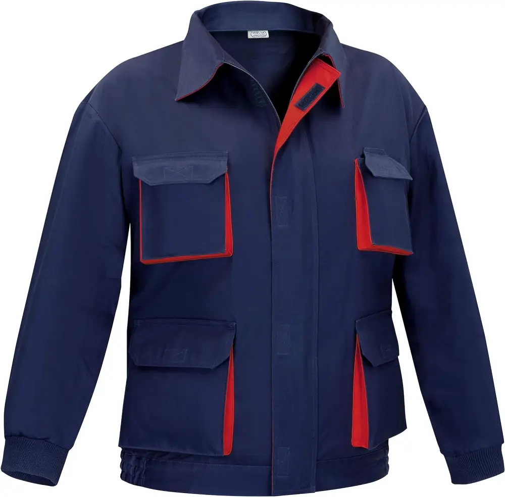 Cazadora tergal con cremallera azul azulina l-500 talla 56 Vesin