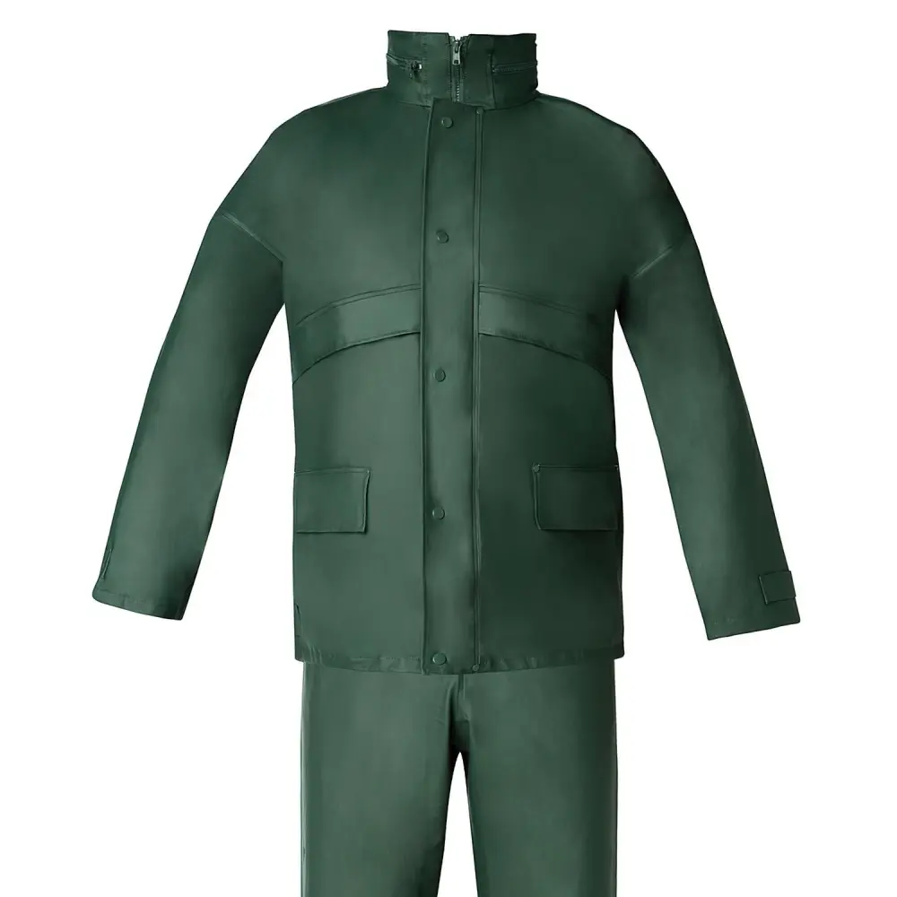 Traje de agua impermeable verde poliuretano talla 8-xl Wolfpack Linea Profesional