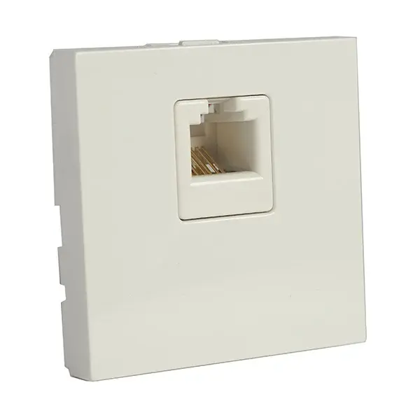 Toma telefono rj12 2 módulos polar schneider