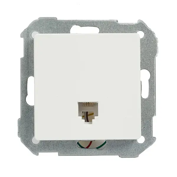 Toma teléfono rj12 blanco simon