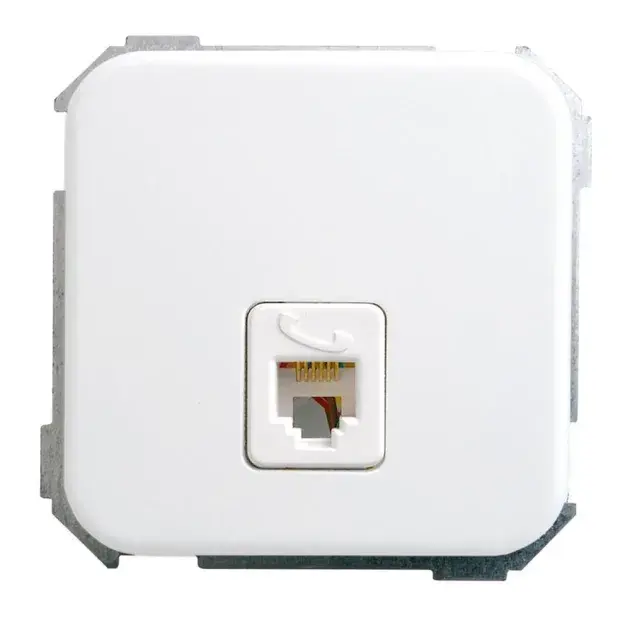 Toma de teléfono rj-12 simon 31 blanco