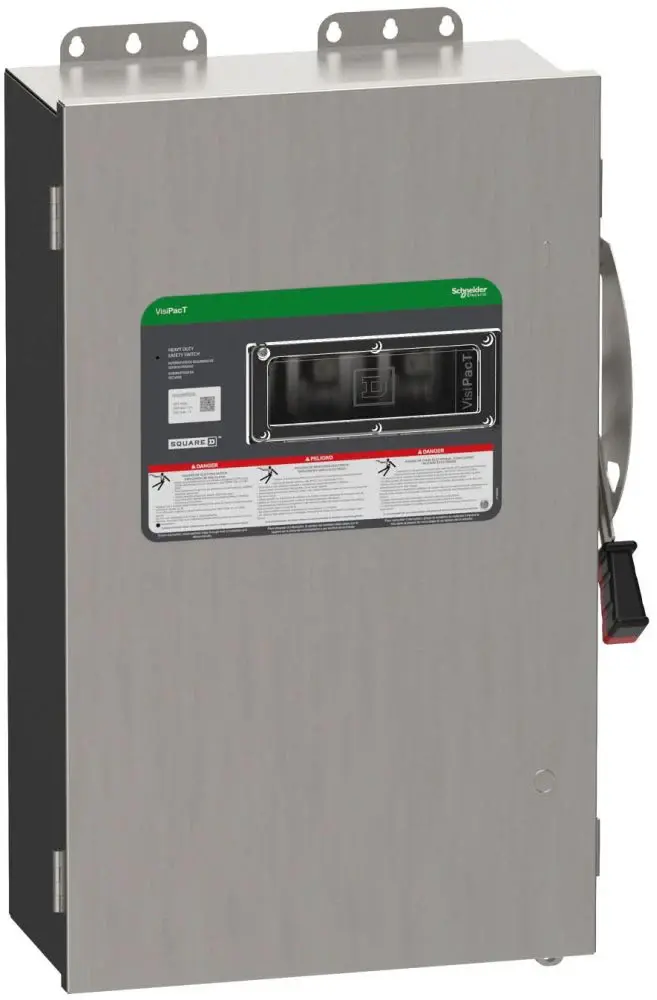 200A 600VDC 3 Pole Simple Throw Safety Switch VHU364DSGL