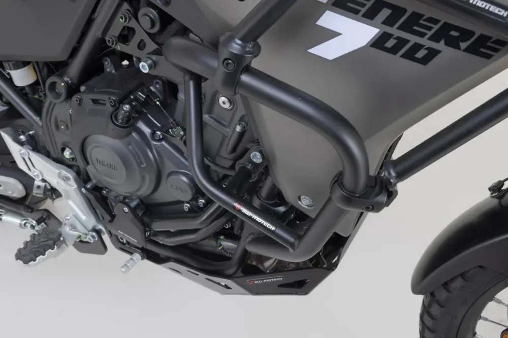 Alta Seguridad Protecciones laterales de motor. Negro. Yamaha Ténéré 700 (24-).