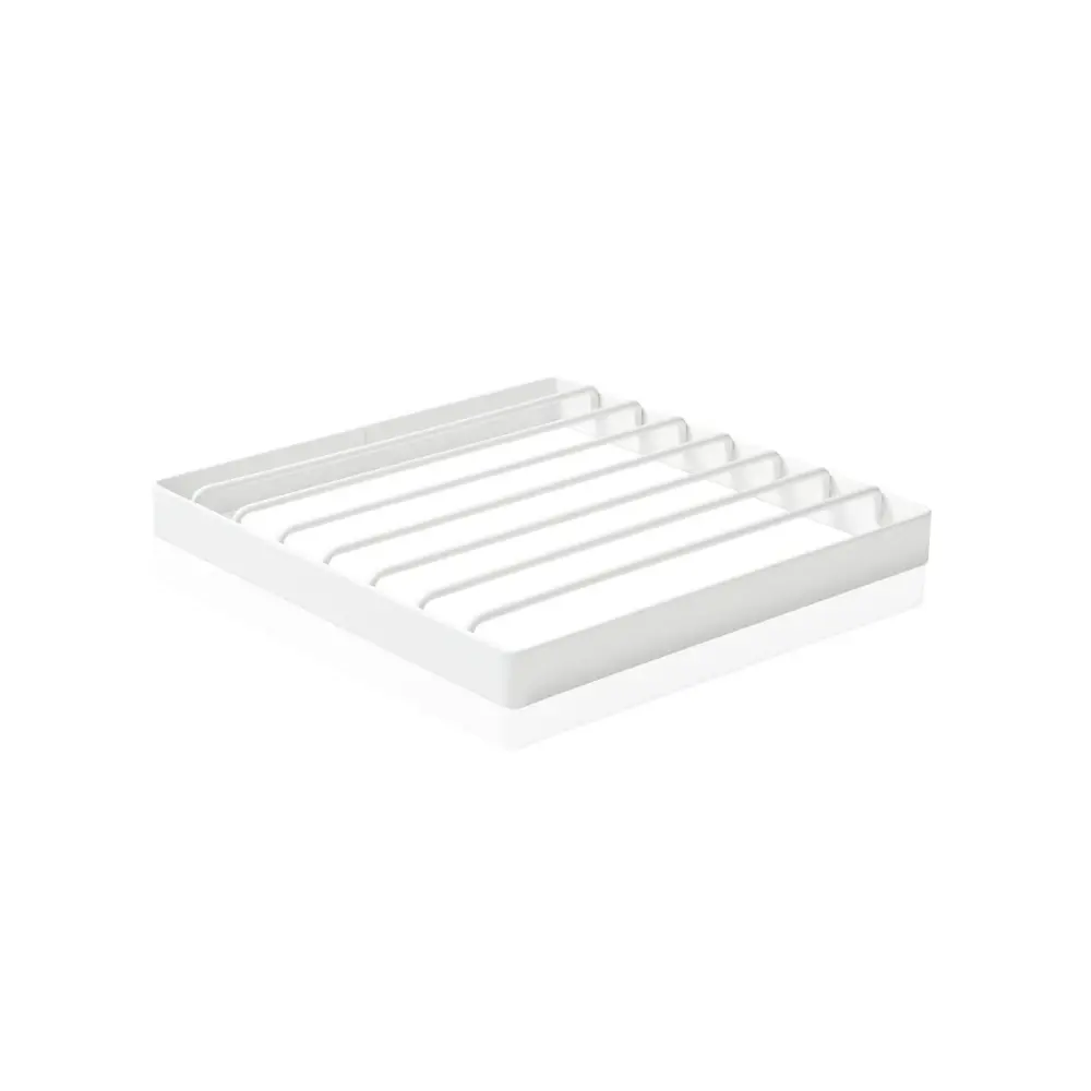 Alta Seguridad Salvamantel cuadrado de metálico blanco