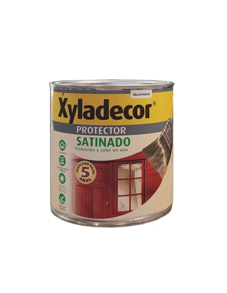 Alta Seguridad Xyladecor protector lasur satinado 2,5 lt (castaño)