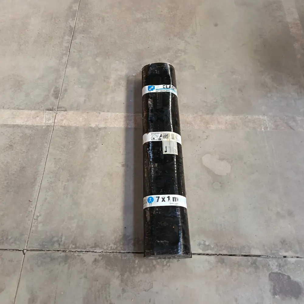 Candado de Seguridad Membrane étanchéité noir - 7000 x 1000 mm - Ep=3mm (Elastovap)