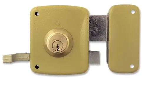 Cerradura sopreponer LINCE 5125-/08I hierro esmaltado