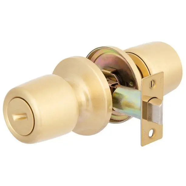 Cerradura Tubular 8000 Baño/Dormitorio Bronce para Puerta Principal