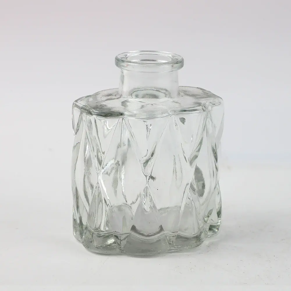 Florero de Vidrio Bot Transparente 6.8 x 8.5 cm