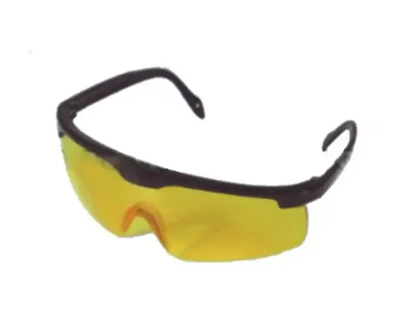 Industrial Premium Lente De Seguridad Ambar Zfb-82