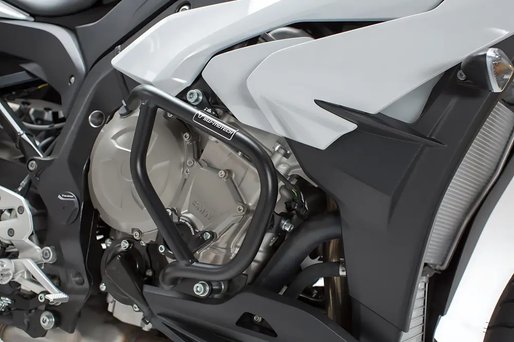 Industrial Premium Protecciones laterales de motor negro. BMW S 1000 XR (15-19).