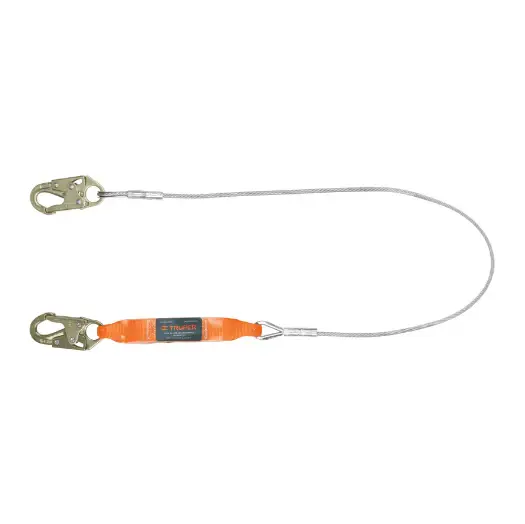 Línea de vida de acero con absorbedor de impacto,ANSI Impermeable IP65