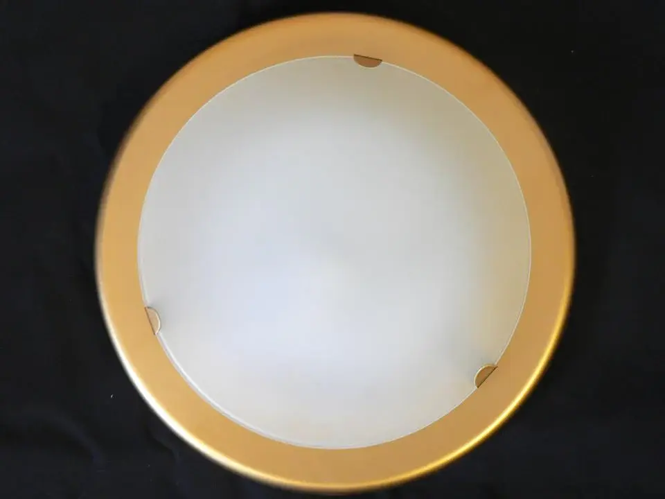 PLAFON TECHO 20cm DORADO con Certificación CE