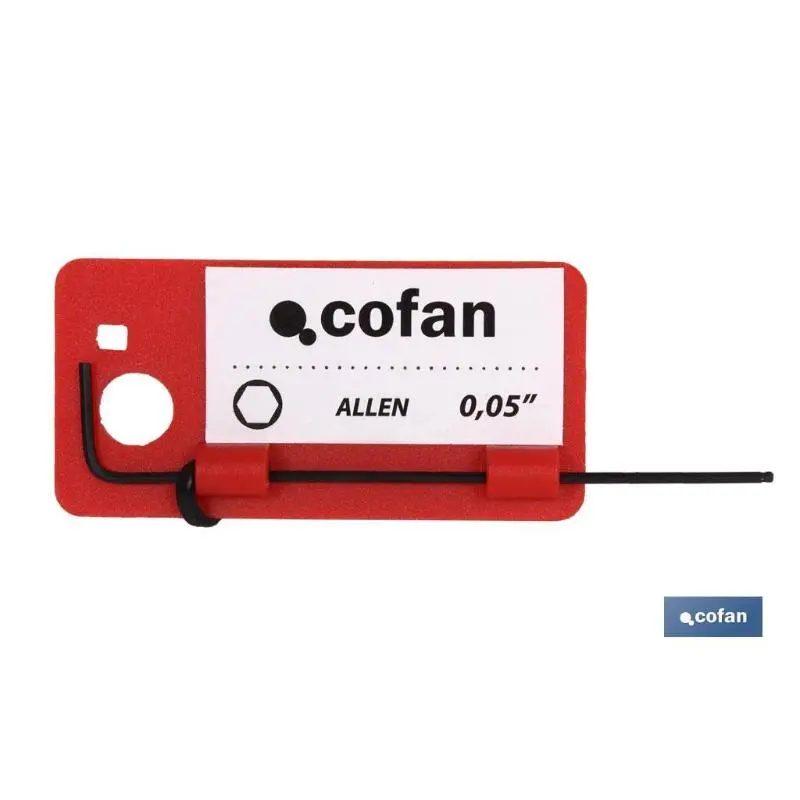 Profesional Certificado Llave allen pulgadas m- 1/16