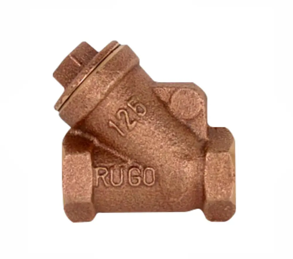 Válvula Check Pistón Roscada Reforzada 1/2" Rugo 79N-13 con Certificación CE