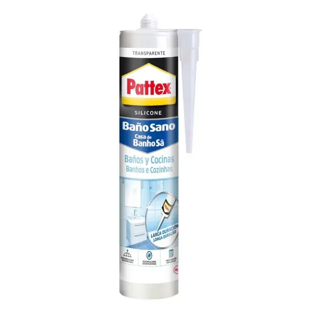 Sellador baños y cocinas transparente pattex 280 ml