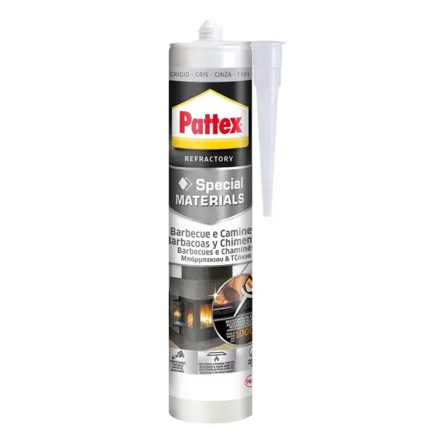 Sellador barbacoas y chimeneas pattex 280 ml