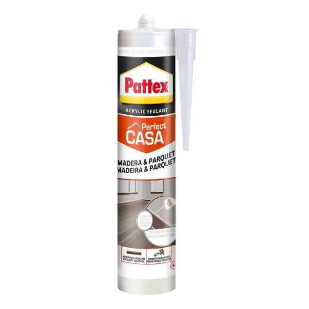 Sellador madera y parquet marrón oscuro pattex 280 ml