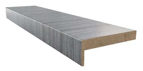 Pack 5 tapajuntas melamina Carina gris