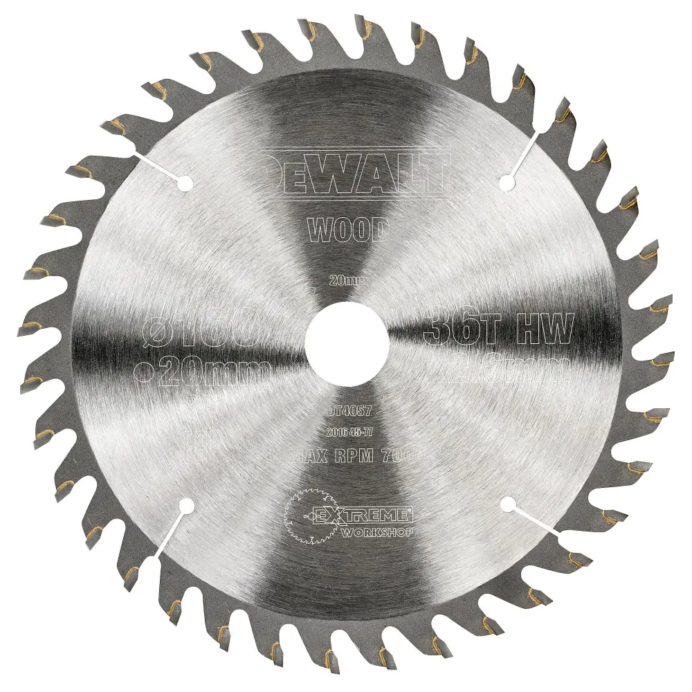 Dewalt dt4057-qz - hoja para sierra circular portátil 160x20mm 36d Fácil de Usar