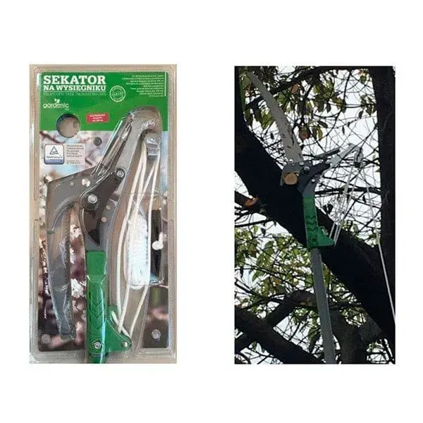 Serrucho de poda Gardenic acero con mango telescópico 125 – 230 cm