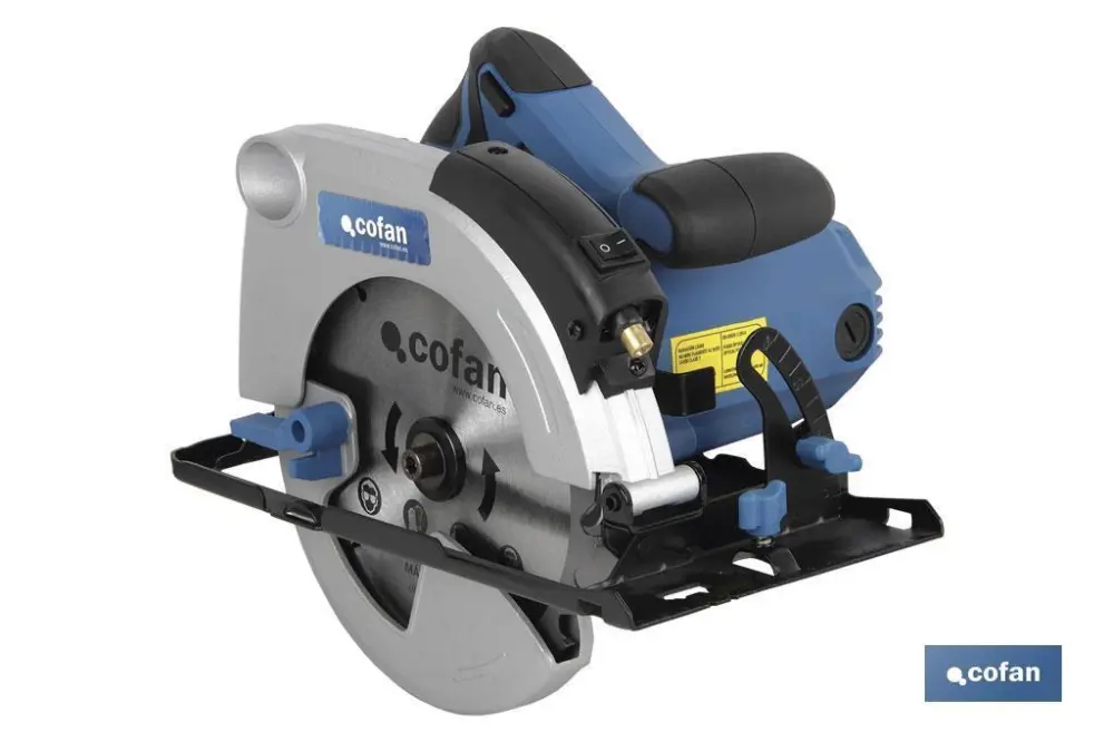 Pistola de Calor Sierra circular 1500w ø185mm con laser externo