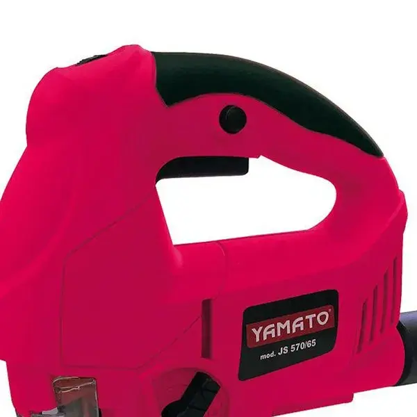 Sierra Vaivén Yamato 570W pendular sistema de aspiración de polvo rojo/negro