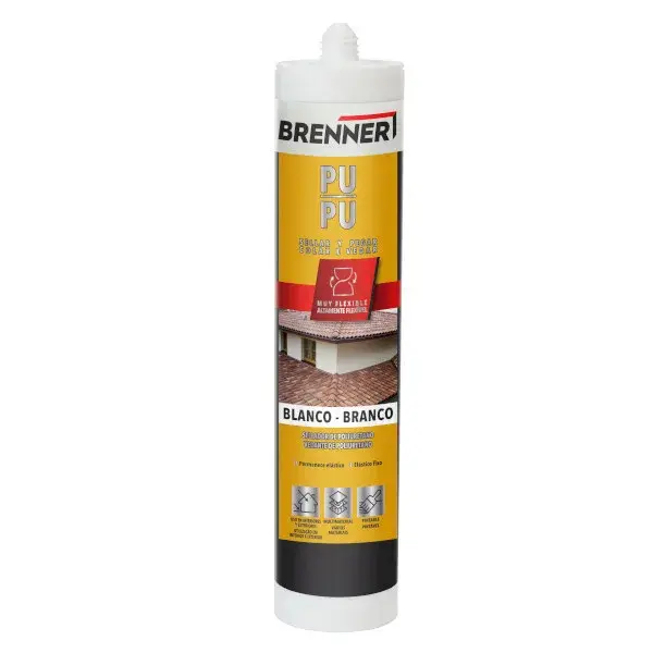 Sellador PU blanco 280 ml Brenner Brenner_logo