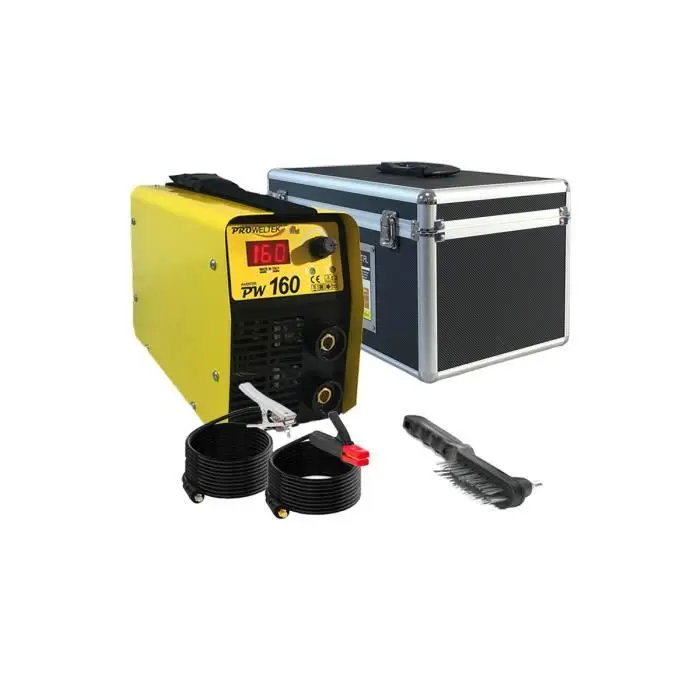 Máquina de soldadura por arco mma 160a pw160 inverter digital proweltek