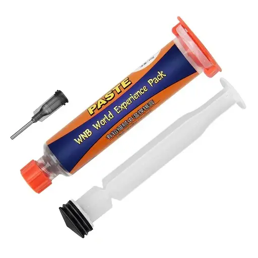 Soldadura de Estaño en Pasta 20 gr en Jeringa Sn63/Pb37 para Joyerí y Detalles