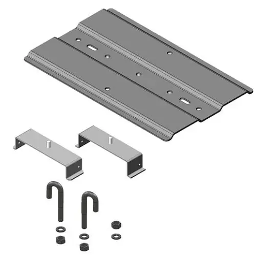 6" (150 mm) Channel Rack To Runway Mounting Plate Bracket 12731-709