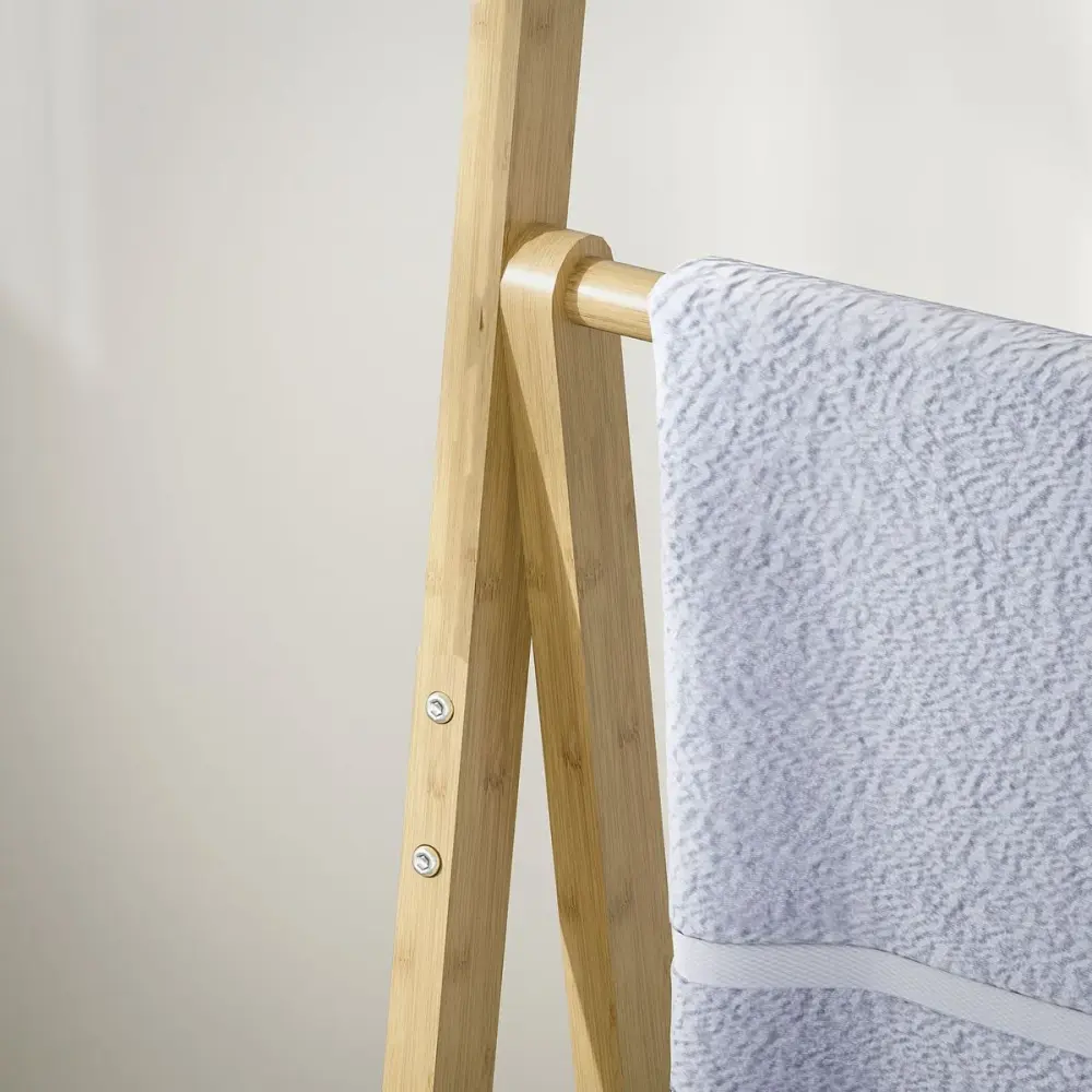 Bisagra de Acero Inoxidable Estanterí auxiliar Lazo Homcom con 3 estantes + barras auténtico 53x53,5x30 cm