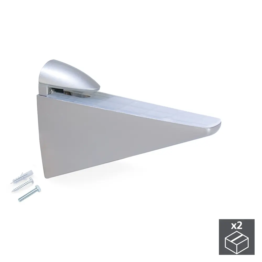 Bracket Ajustable Asistencia para estante de madera/cristal