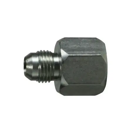 3/4"-16 X 1-1/16"-12 Reducer/Expander Straights Metal 37 Degree JIC Flare Hydraulics 2406812