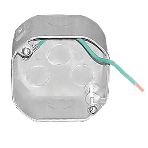 4 Inch Octagon Weatherproof Outdoor Fan And Fixture Support Box 1-1/2 Inch Deep No Bracket 54151-FANNBWP (Pack 25)