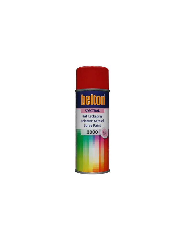 Spray belton spect ral brillante 400 ml (ral 3000 rojo vivo)