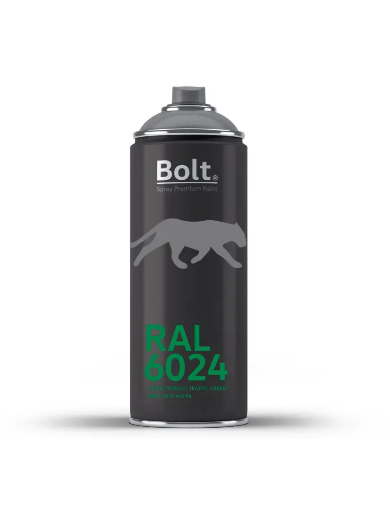 Spray bolt premium acrilico brillante ral 400 ml (ral 6024 verde tráfico) Bolt Spray Premium Paint
