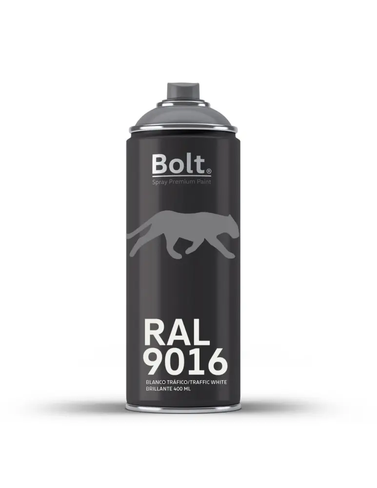Spray bolt premium acrilico brillante ral 400 ml (ral 9016 blanco tráfico) Bolt Spray Premium Paint