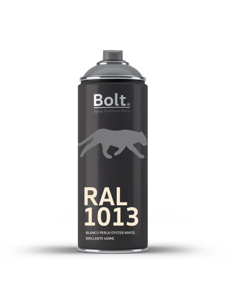 Spray bolt premium acrilico brillante ral 400 ml (ral 1013 blanco perla) Bolt Spray Premium Paint