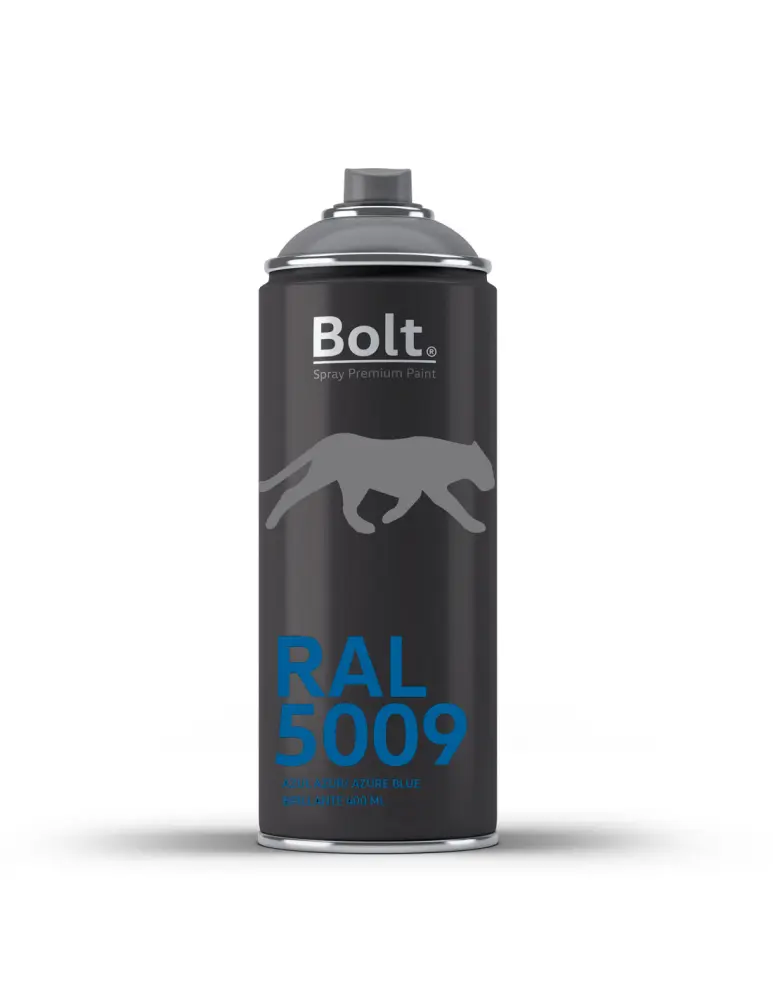 Spray bolt premium acrilico brillante ral 400 ml (ral 5009 azul azur) Bolt Spray Premium Paint