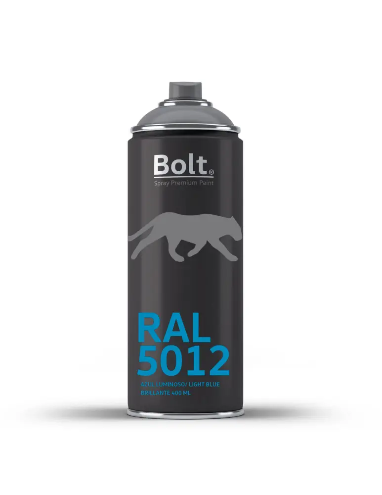 Spray bolt premium acrilico brillante ral 400 ml (ral 5012 azul luminoso) Bolt Spray Premium Paint