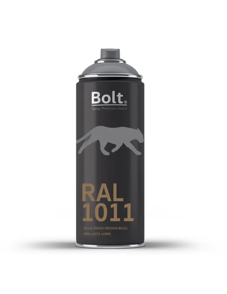 Spray bolt premium acrilico brillante ral 400 ml (ral 1011 beige pardo) Bolt Spray Premium Paint