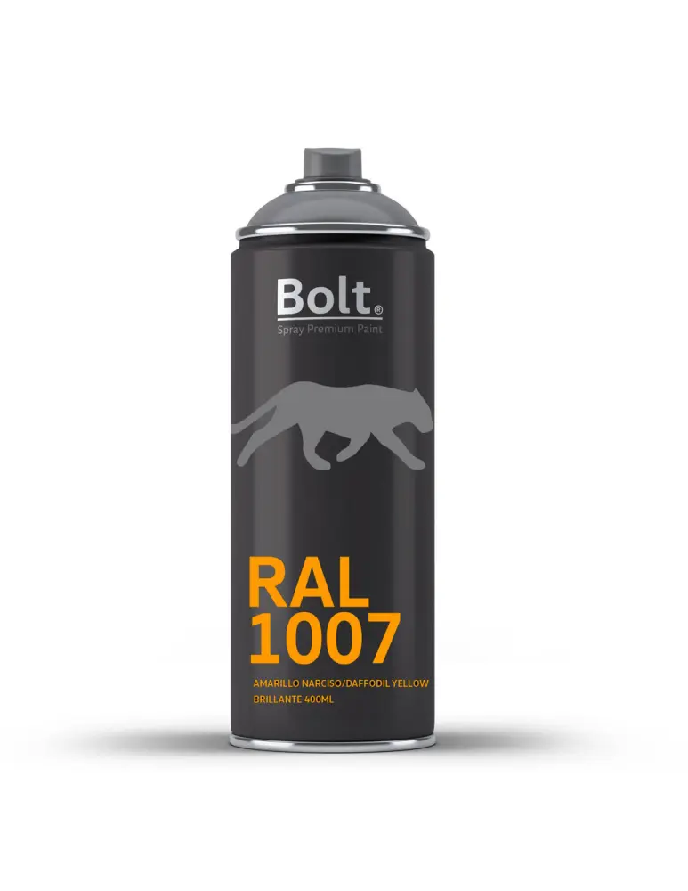 Spray bolt premium acrilico brillante ral 400 ml (ral 1007 amarillo ) Bolt Spray Premium Paint