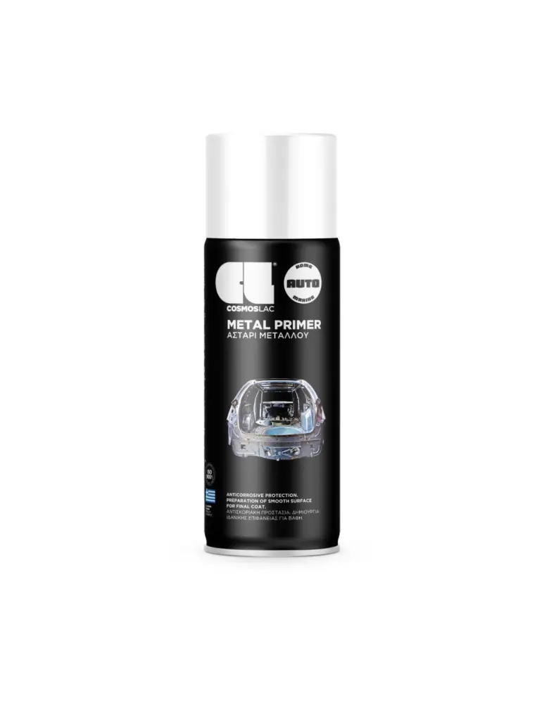 Spray imprimacion antioxidante metal primer 400 ml (blanco n345) Cl Cosmos Lac