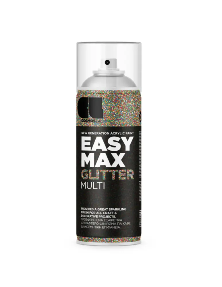 Spray easy max acrylic glitter cosmos lac 400 ml (glitter multicolor 912)