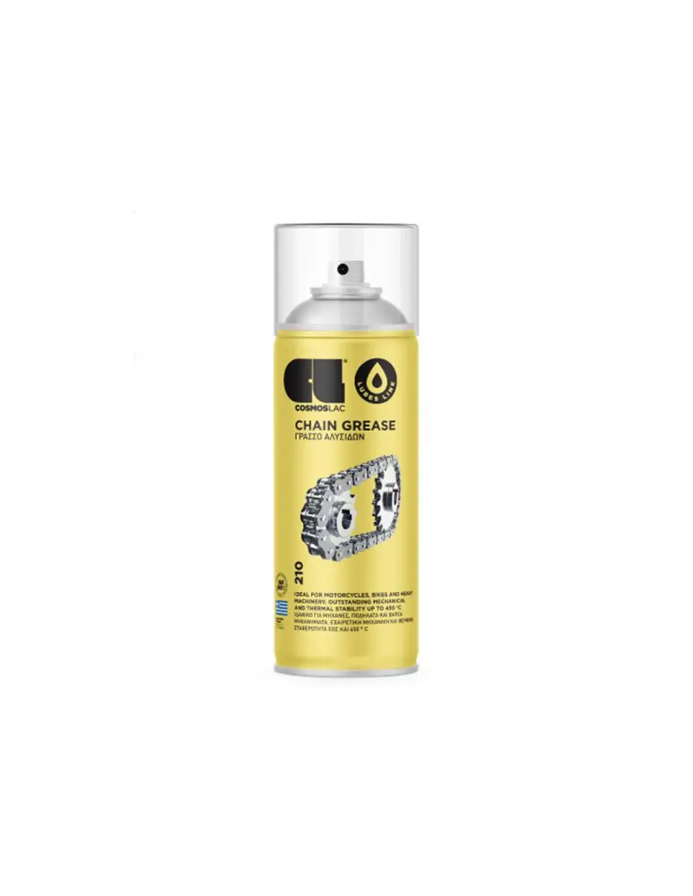 Spray grasa para cadenas n210 400 ml Cosmos Lac