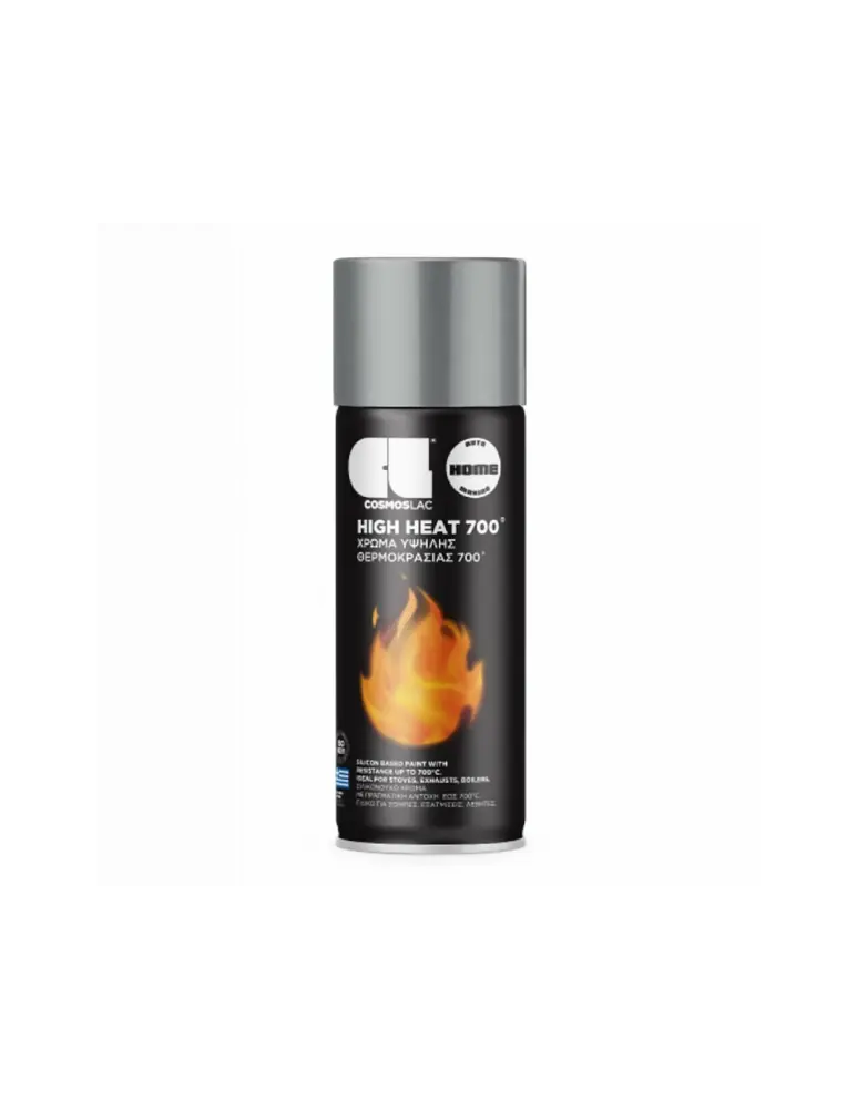 Spray pintura anticalorica high heat 700 ºc 400 ml (aluminio n350) Cosmos Lac