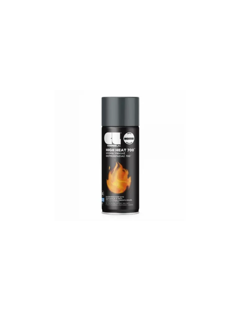 Spray pintura anticalorica high heat 700 ºc 400 ml (antracita n356) Cosmos Lac