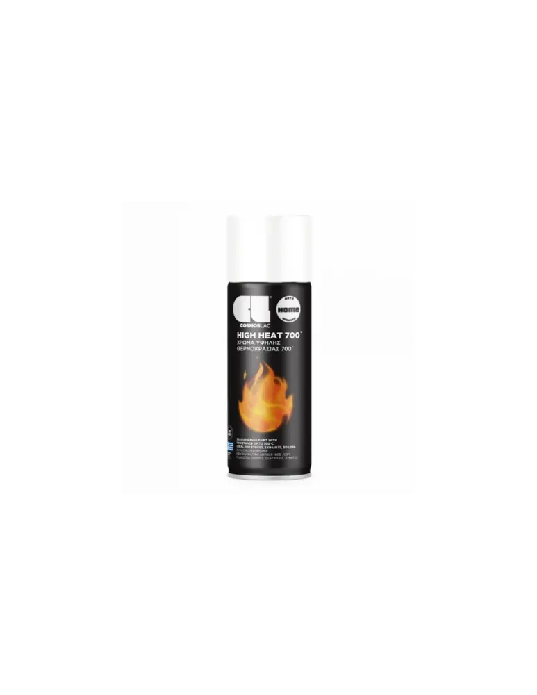 Spray pintura anticalorica high heat 700 ºc 400 ml (blanco n352) Cosmos Lac